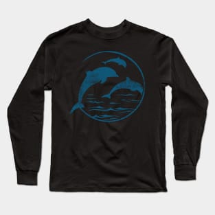 Swimming with the Dolphins Long Sleeve T-Shirt